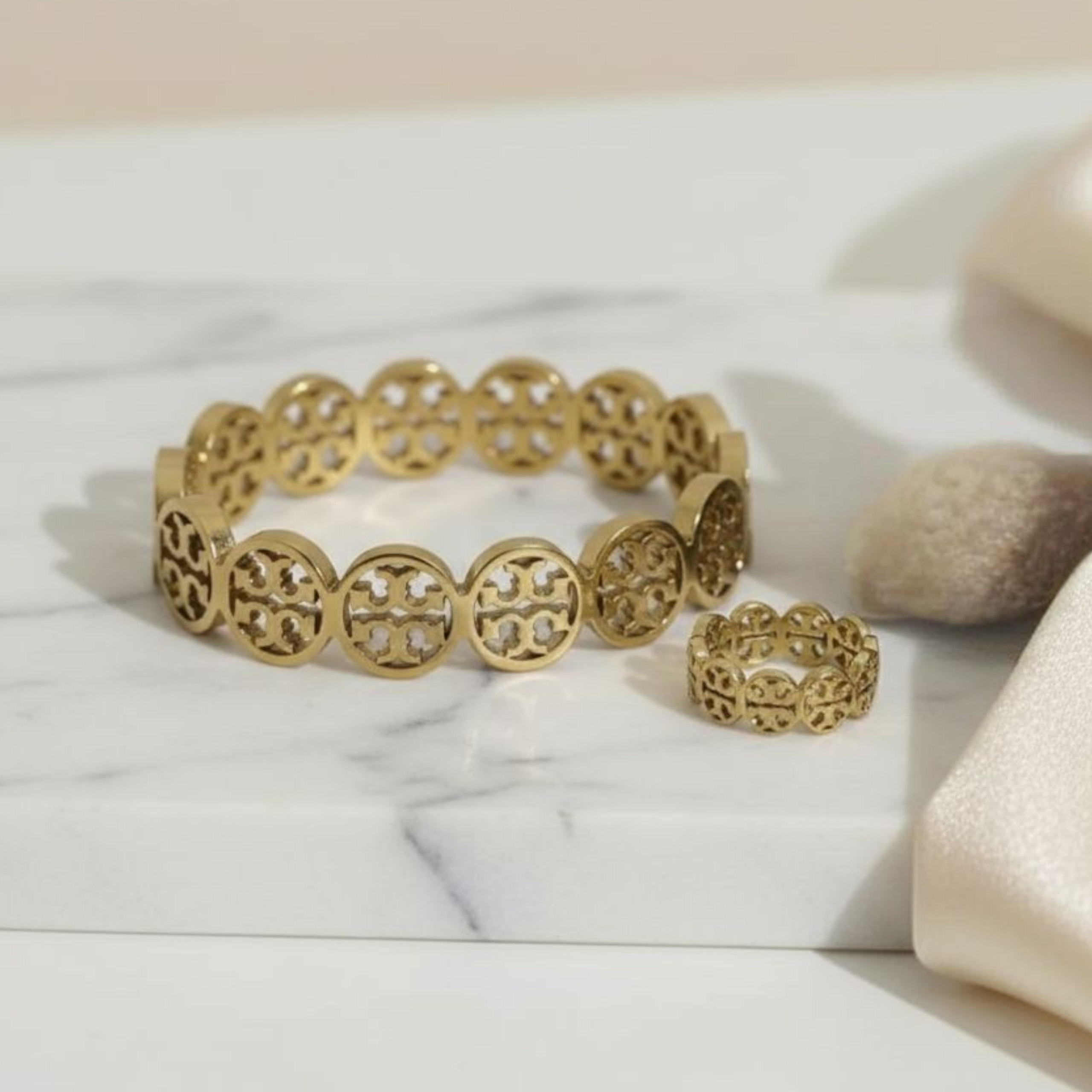 Figtree 18K Gold Plated Set