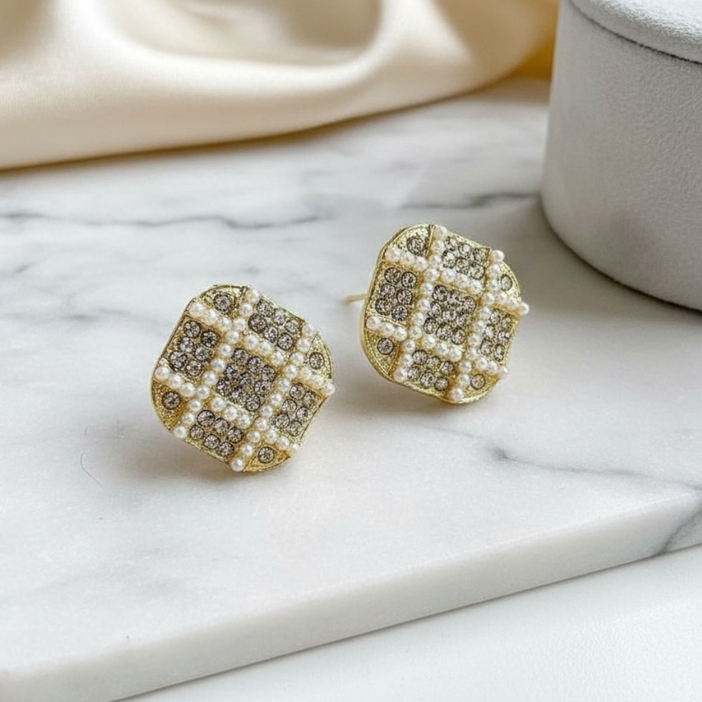 Cluster Stud Earrings