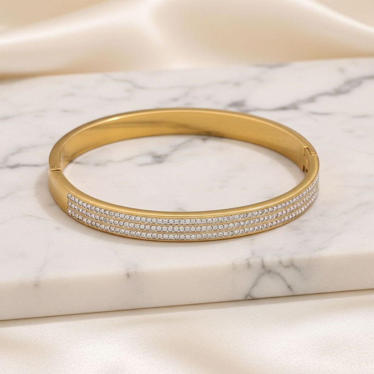 Twilight Shine 18K Gold Plated Handcuff