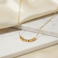 Cubic Charm 18K Gold Plated Necklace
