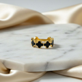 Luxury Clover 18K Gold Plated Ring (Adjustable)