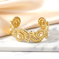 Glided Seashell 18K Gold Plated Handcuff