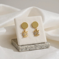 Dangle 18K Gold Plated Earrings