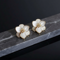 Petal Glow Gold Plated Studs