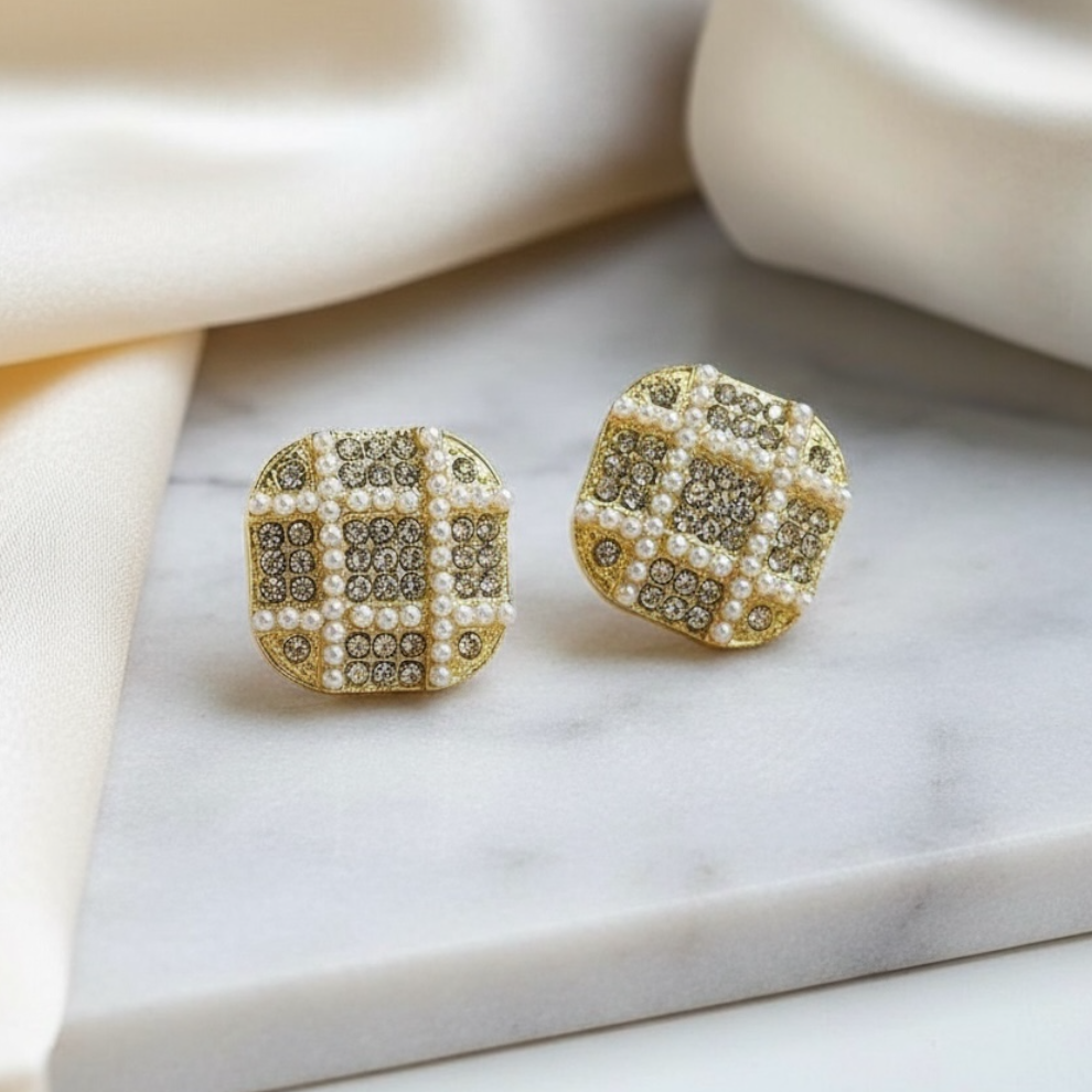 Cluster Stud Earrings