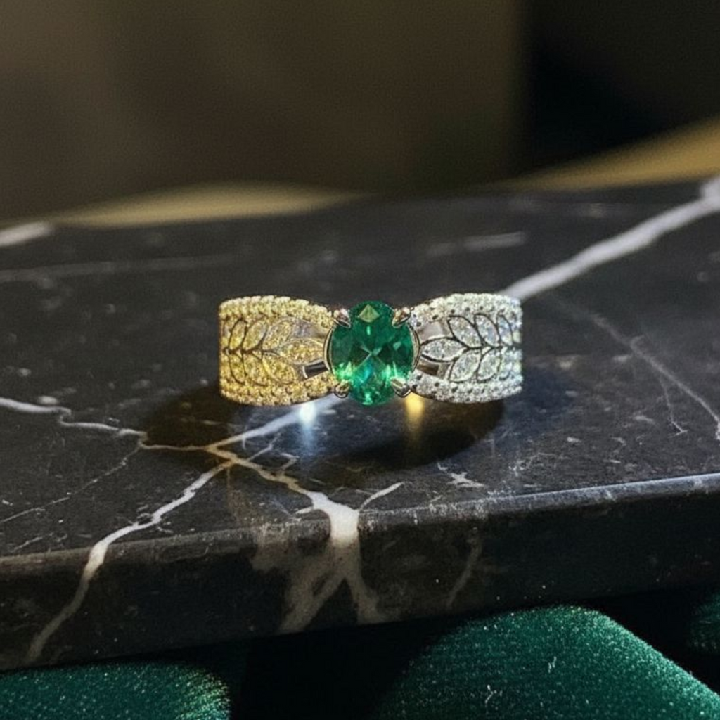 Sparkling Serenity Silver Plated Ring