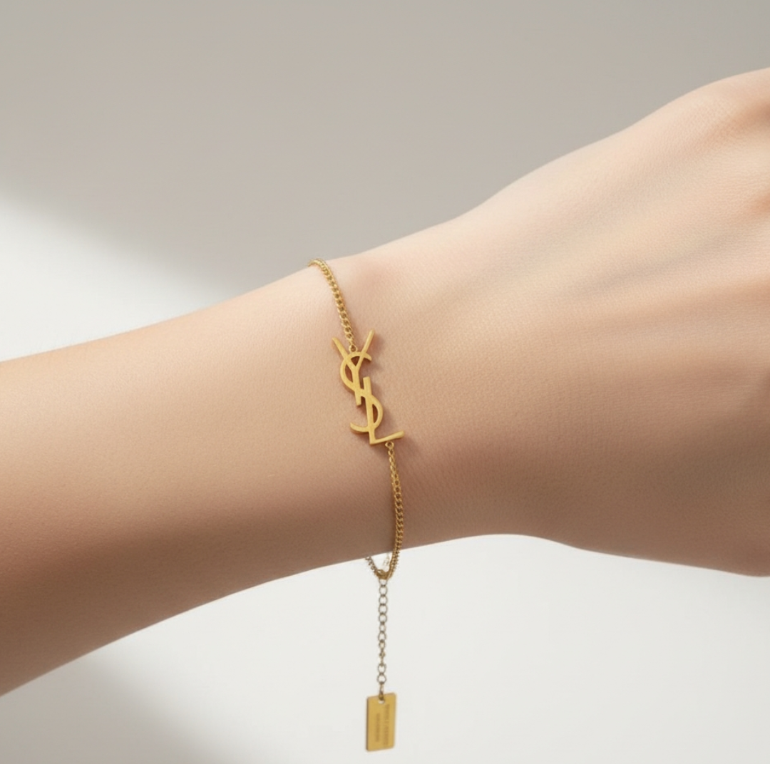 YSL 18K Gold Plated Bracelet