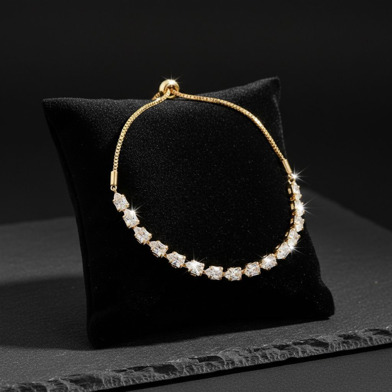 Celestial Gold Plated Bracelet (Adjustable)