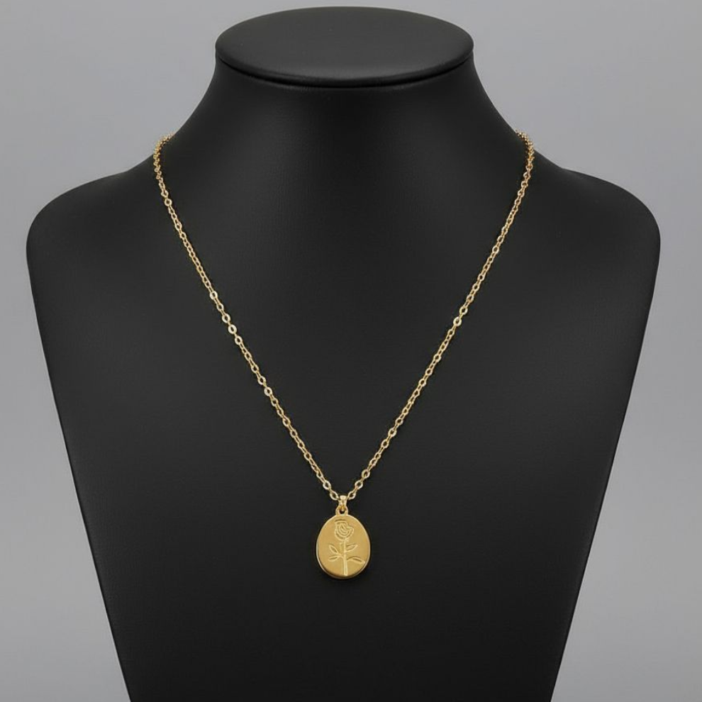 Roselle Luxe Gold Plated Necklace
